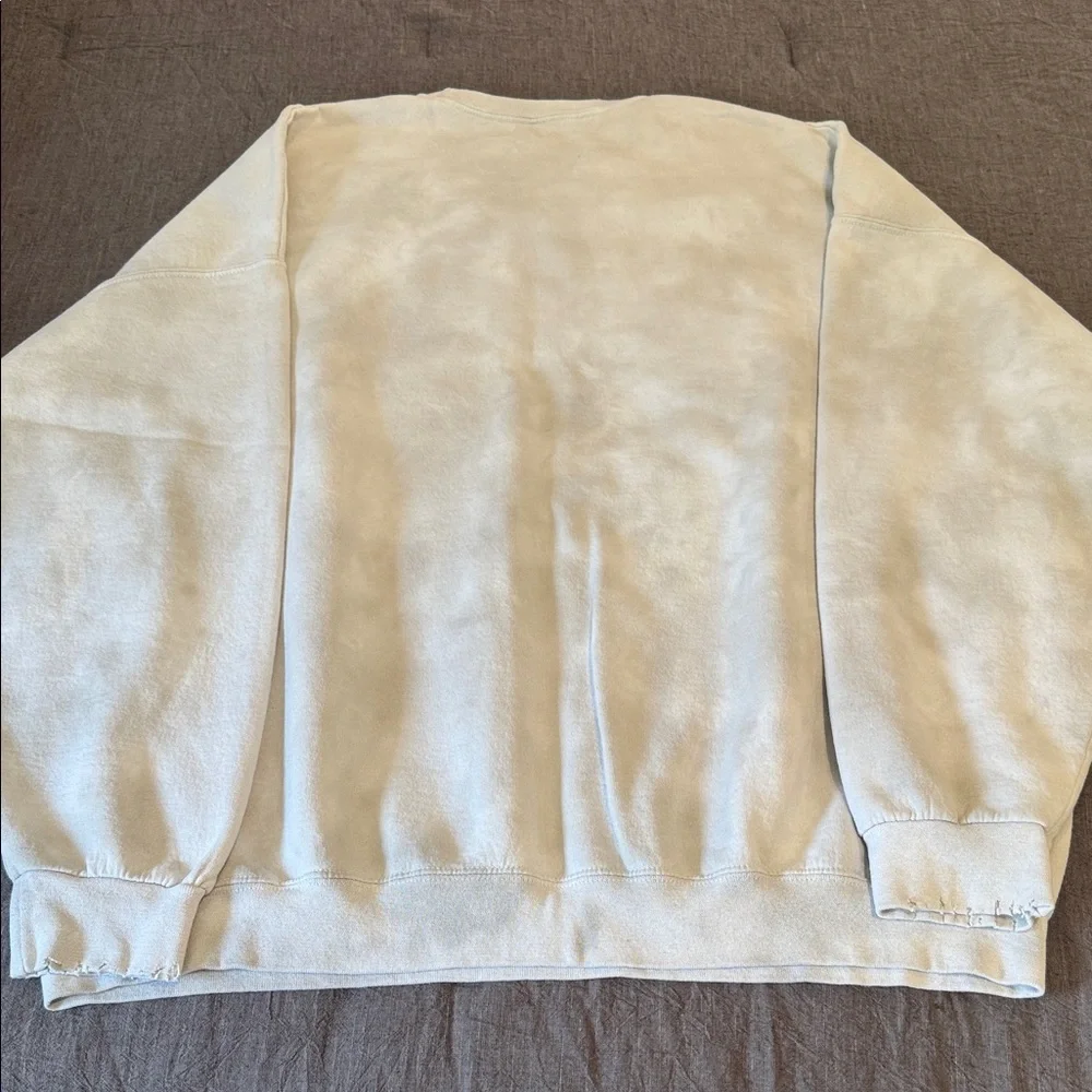 Urban Outfitters White Sunburst Graphic Sweatshirt - Picture 4 of 4